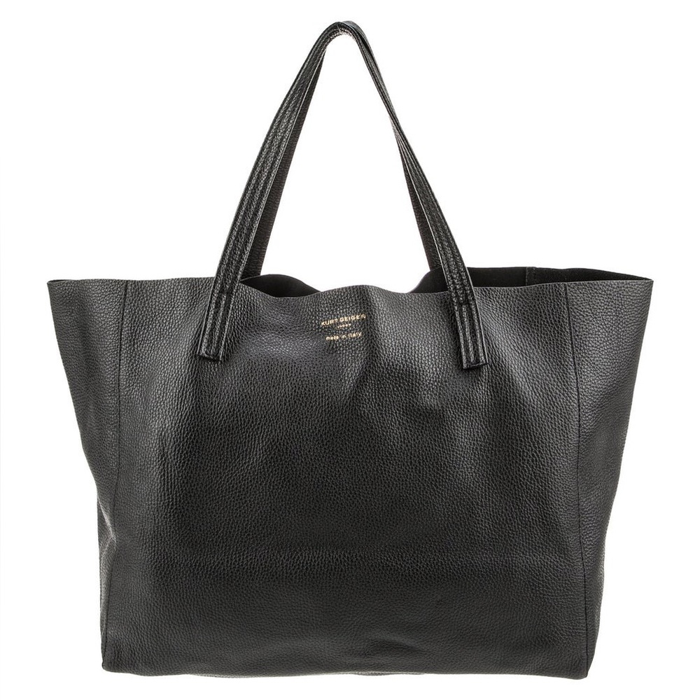 Kurt Geiger Black Leather Tote Bag
